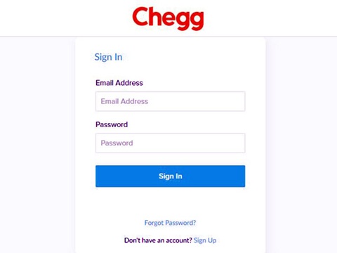 chegg expert login