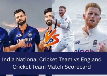 india national cricket team vs england cricket team match scorecard