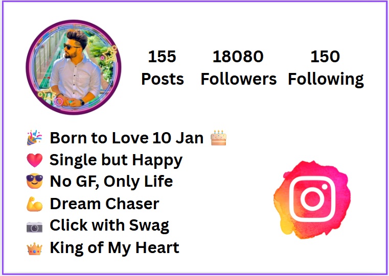 instagram bio for boys