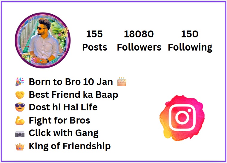 instagram bio for boys