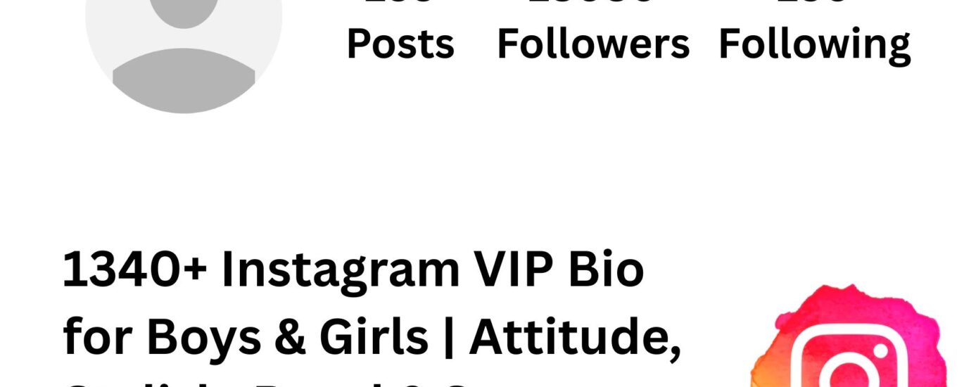 instagram vip bio