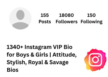 instagram vip bio