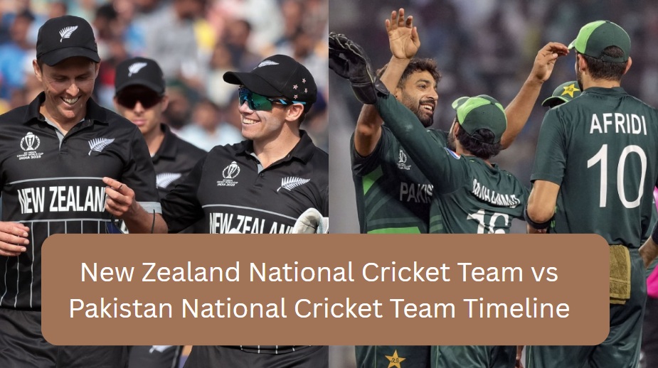 new zealand national cricket team vs pakistan national cricket team timeline