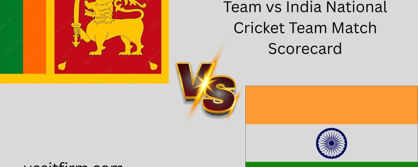 sri lanka national cricket team vs india national cricket team match scorecard