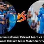 sri lanka national cricket team vs india national cricket team match scorecard