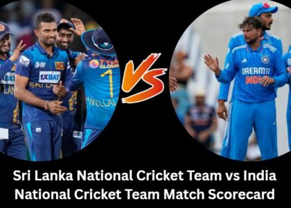 sri lanka national cricket team vs india national cricket team match scorecard