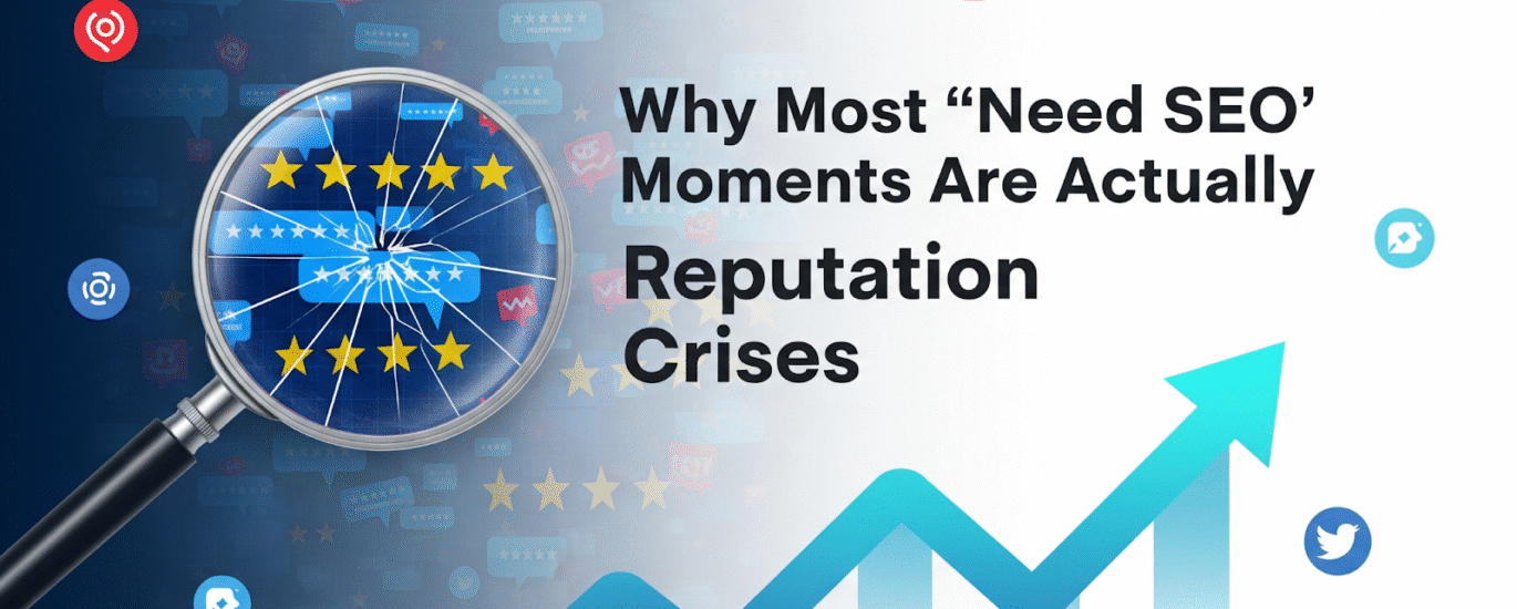 Why Most “Need SEO” Moments Are Actually Reputation Crises