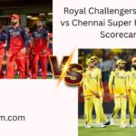 royal challengers bengaluru vs chennai super kings match scorecard