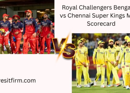 royal challengers bengaluru vs chennai super kings match scorecard