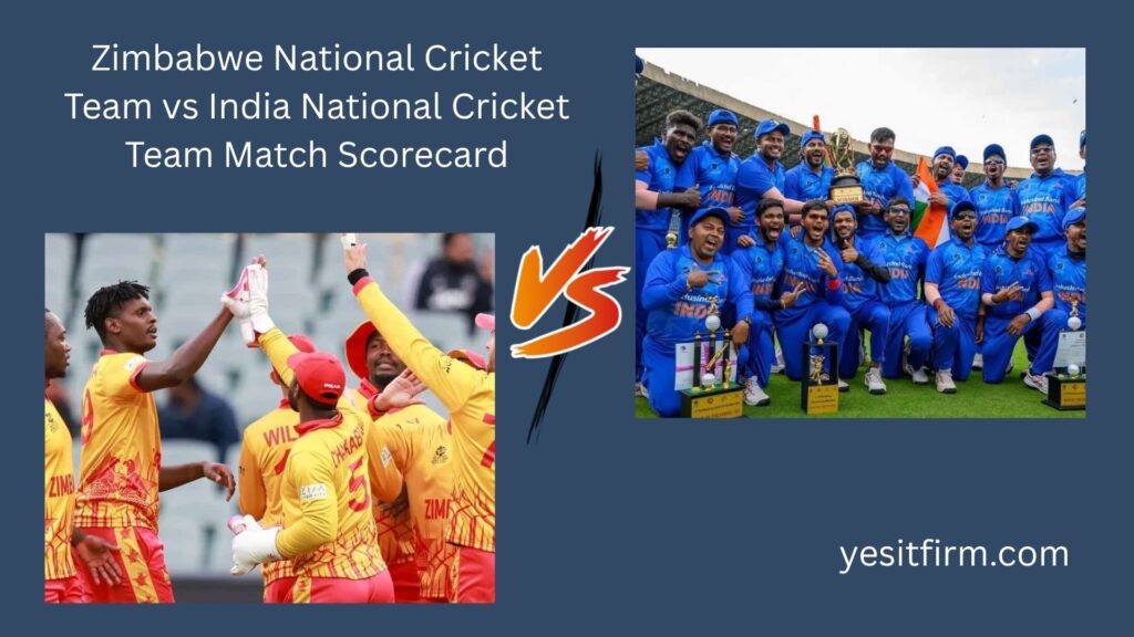 zimbabwe national cricket team vs india national cricket team match scorecard