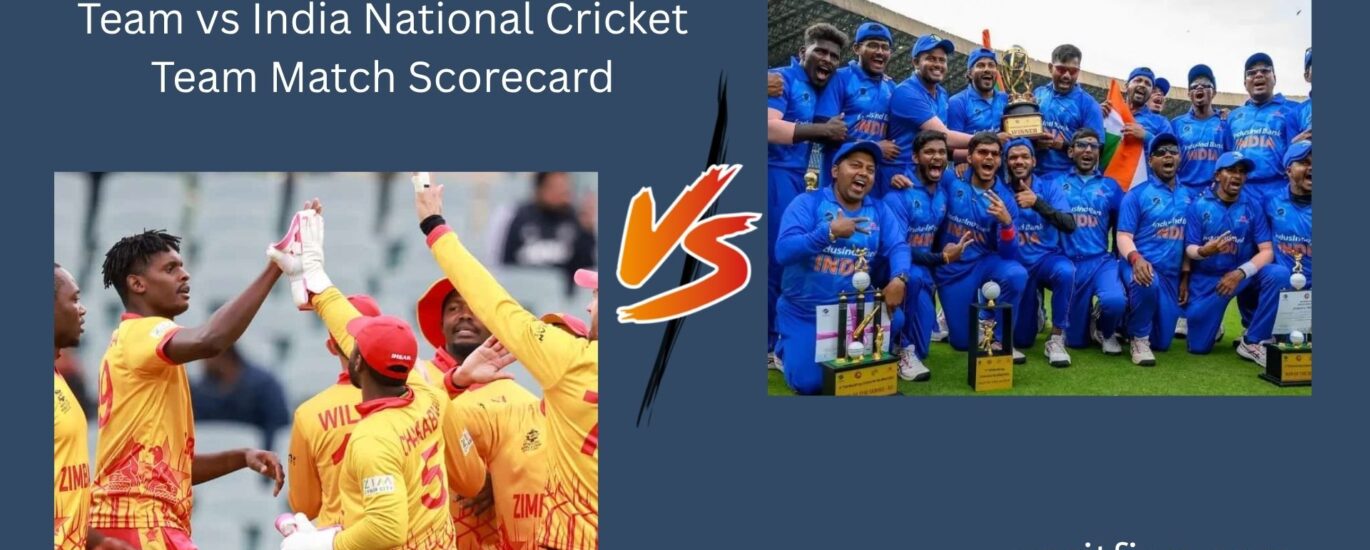 zimbabwe national cricket team vs india national cricket team match scorecard