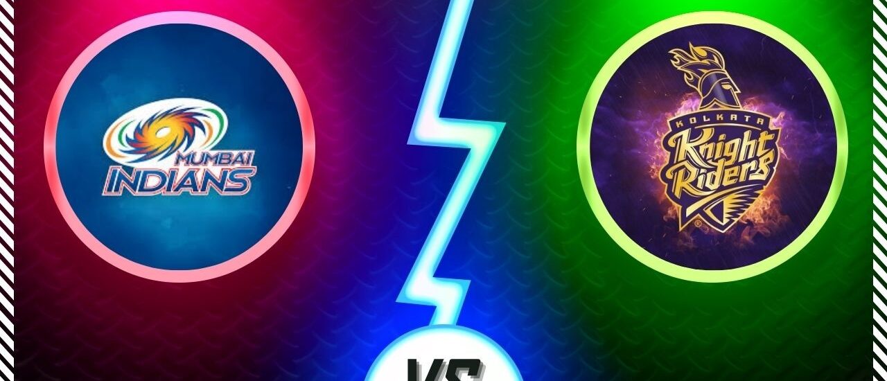 mumbai indians vs kolkata knight riders timeline