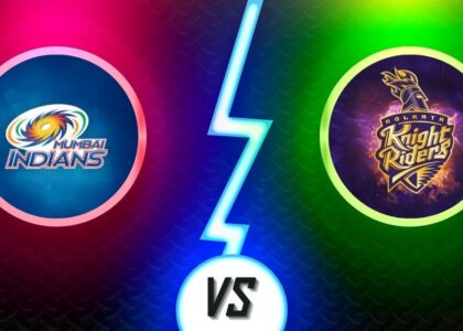 mumbai indians vs kolkata knight riders timeline
