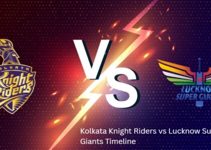 kolkata knight riders vs lucknow super giants timeline