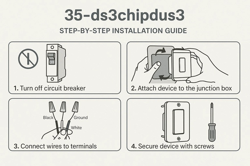 how to install 35-ds3chipdus3