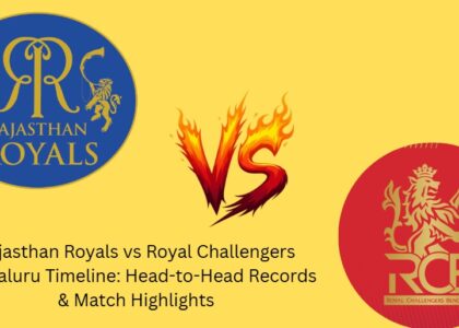 rajasthan royals vs royal challengers bengaluru timeline