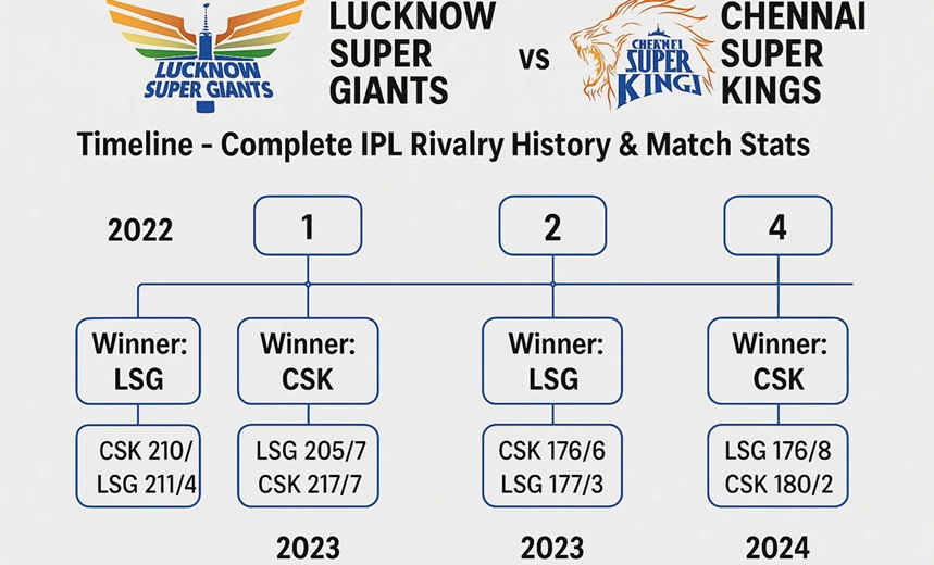 lucknow super giants vs chennai super kings timeline