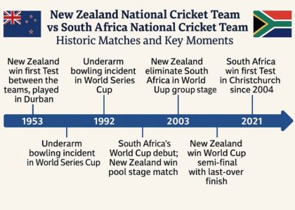 new zealand national cricket team vs south africa national cricket team timeline