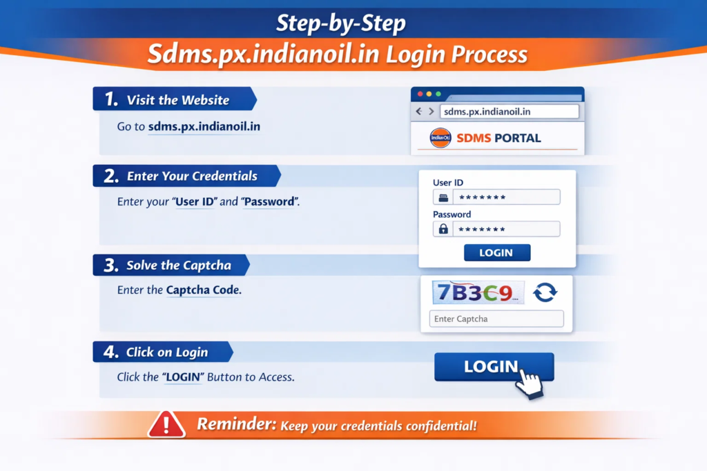 sdms.px.indianoil.in login