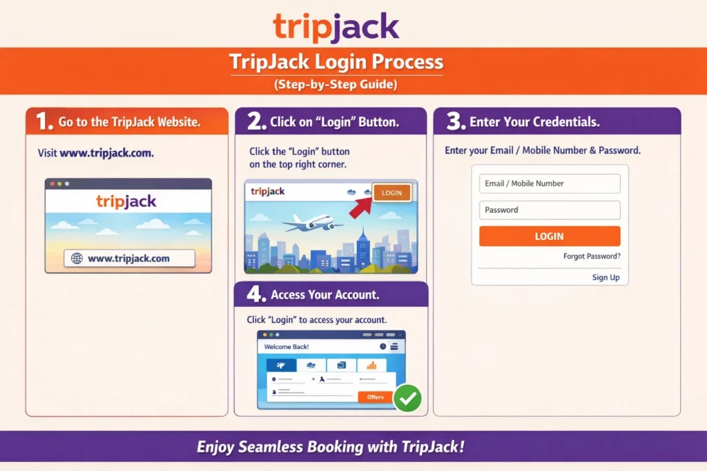 tripjack login