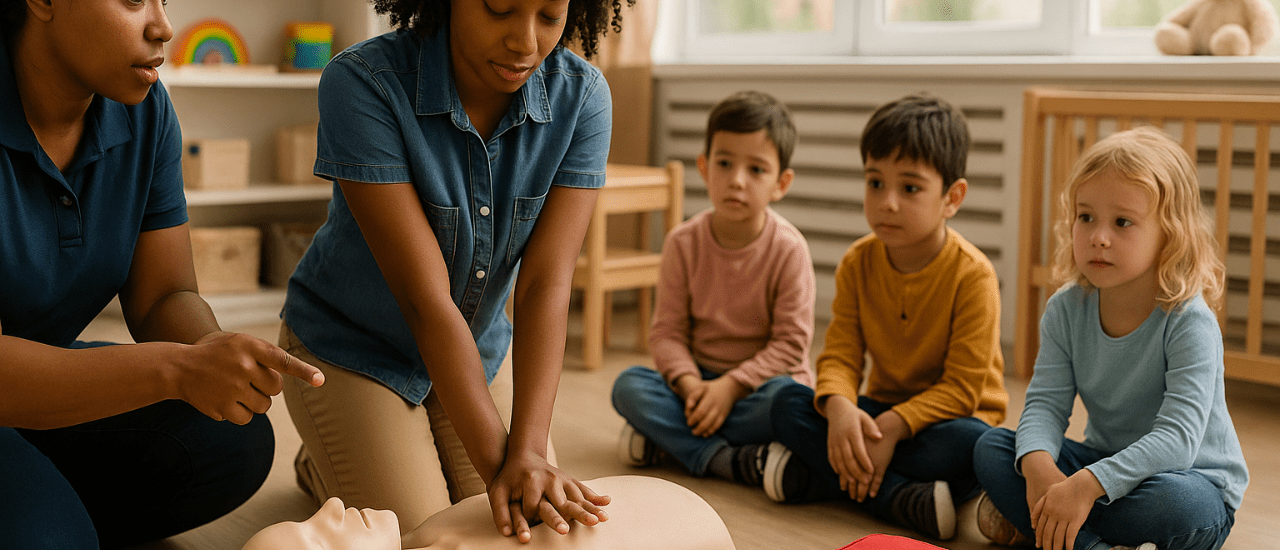 Developing Calm and Quick Decision Making Through Childcare First Aid Courses