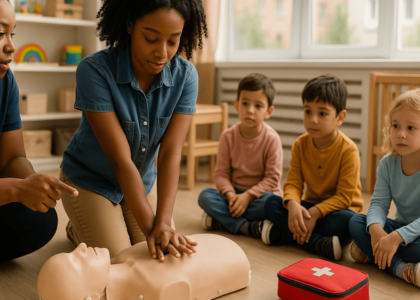 Developing Calm and Quick Decision Making Through Childcare First Aid Courses