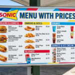 sonic menu with prices